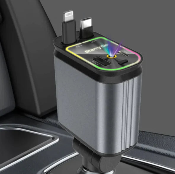 Cargador de Coche Portátil 4 en 1 de 120W
