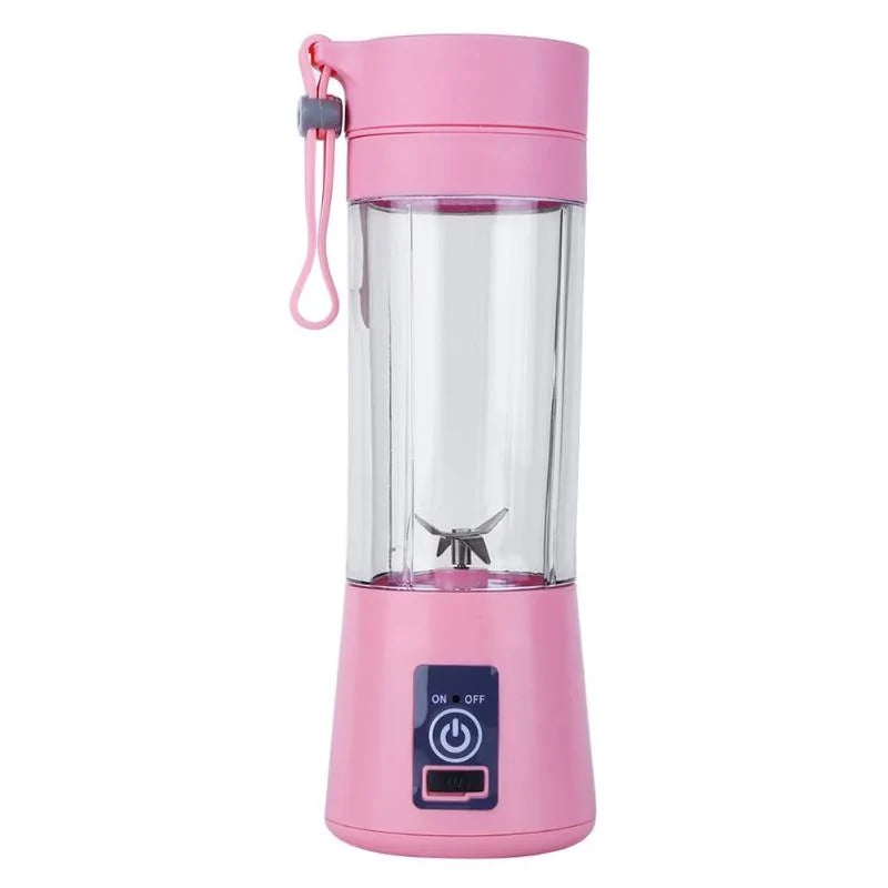 Licuadora Portátil de Vaso Eléctrica con Diseño de Vidrio