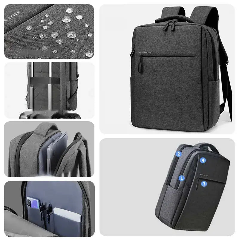 Mochila para Laptop Impermeable y de Gran Capacidad