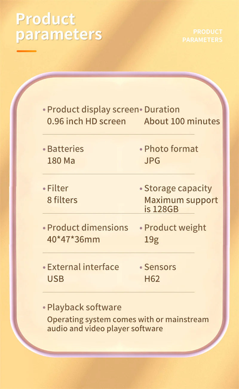 Cámara Mini Videocámara HD 1080P - Compacta y Versátil