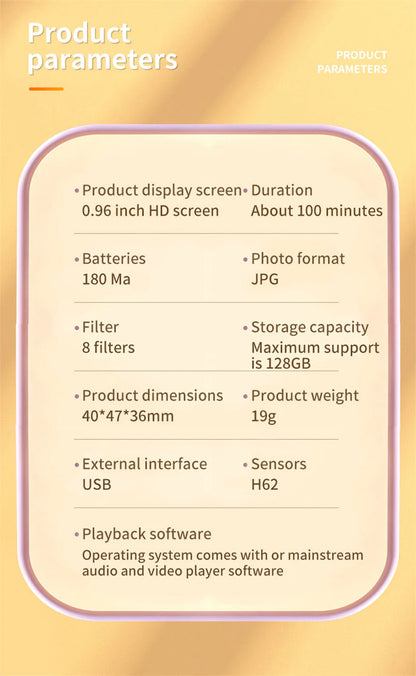 Cámara Mini Videocámara HD 1080P - Compacta y Versátil