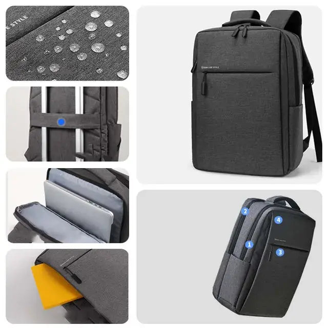 Mochila para Laptop Impermeable y de Gran Capacidad