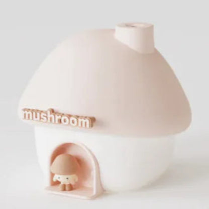 Humidificador con Luz en Forma de Casa de Hongo