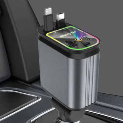 Cargador de Coche Portátil 4 en 1 de 120W