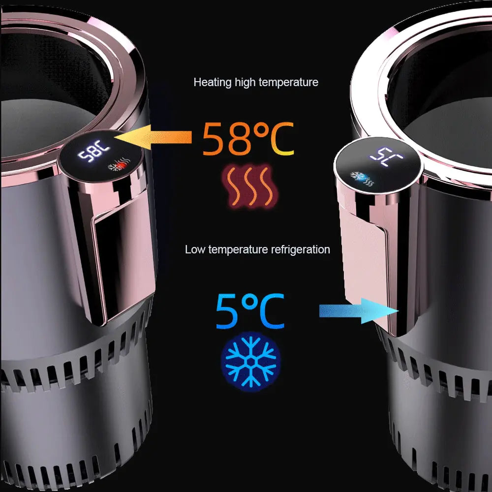 Portavasos Inteligente para Automóvil con Calefacción y Enfriamiento