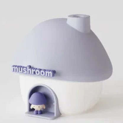 Humidificador con Luz en Forma de Casa de Hongo