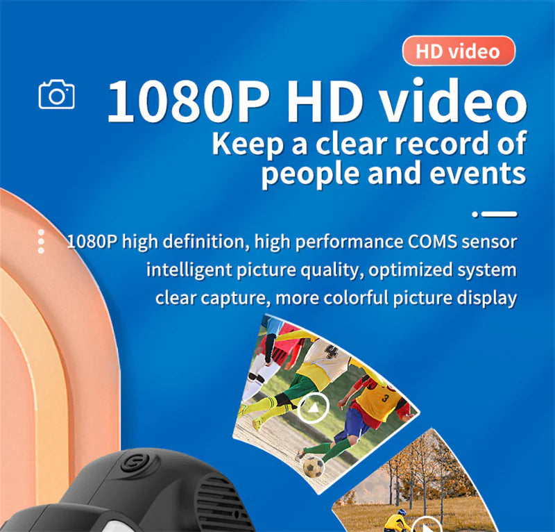 Cámara Mini Videocámara HD 1080P - Compacta y Versátil